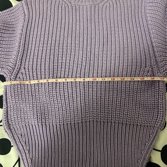 Les Coyotes de Paris Purple Wool Knit Sweater - Picture 6 of 10